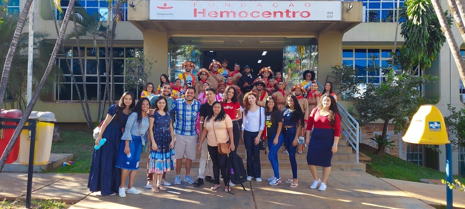 Campanha de doação no Hemocentro de Brasília, em junho de 2023