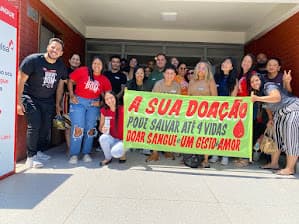 Campanha de doação no Banco de Sangue Pulsa, em julho de 2025